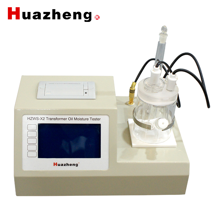 HZWS-X2 Transformer Oil Moisture Tester Transformer Oil  Moisture Content Test Apparatus Karl Fischer Coulometer