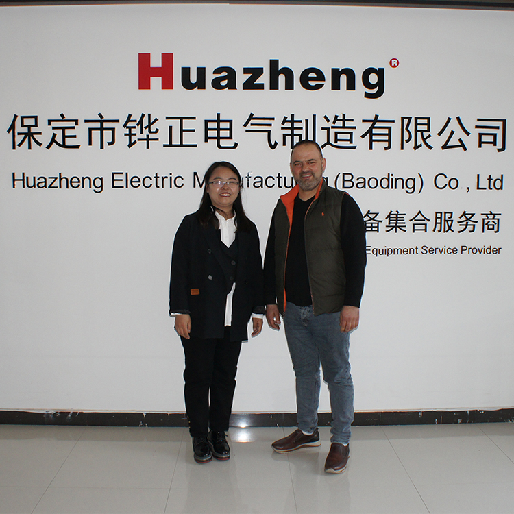 Strength to win customer favor! Foreign customers visit HuaZheng Electric