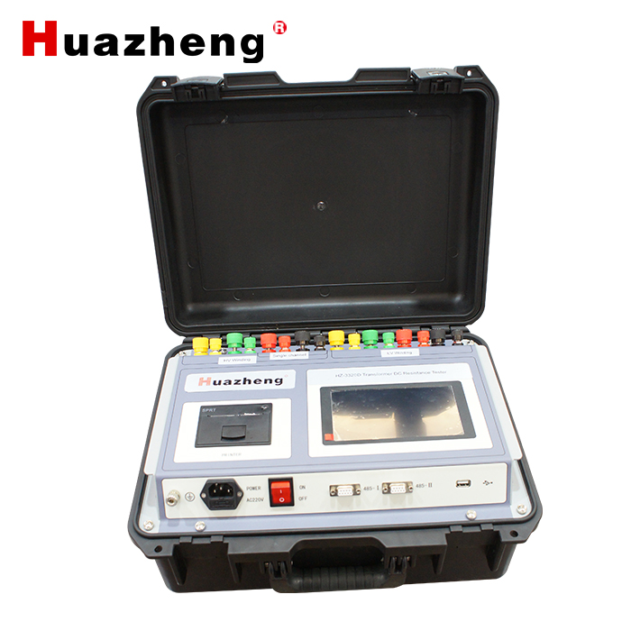 HZ-3320D 20A Three-channel DC Resistance Tester 20A Transformer Winding Resistance meter DC Resistance Testing Equipment